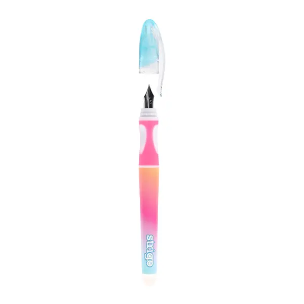 Stilou cu stergere Strigo Gradient + 2 rezerve + dispozitiv curatare