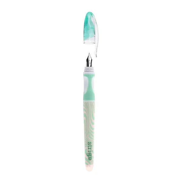 Stilou cu stergere Strigo Waves + 2 rezerve + dispozitiv curatare