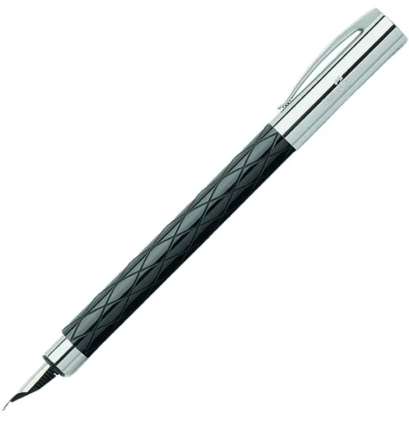 Stilou Faber-Castell Ambition - Rhombus, M, negru