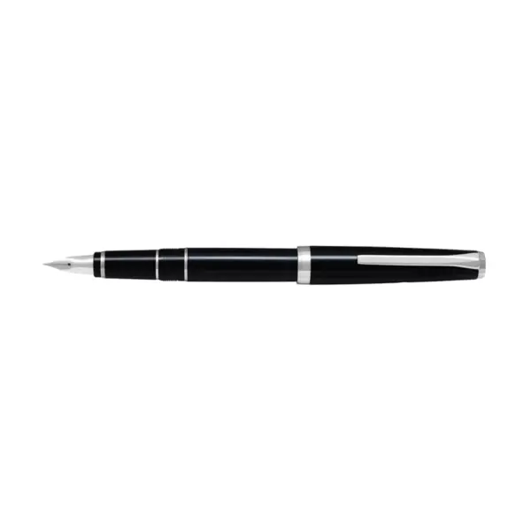 Stilou Falcon Pilot varf extrafin penita din aur alb corp negru Stilou Falcon Negru Vf.Extrafin Aur Alb Pilot