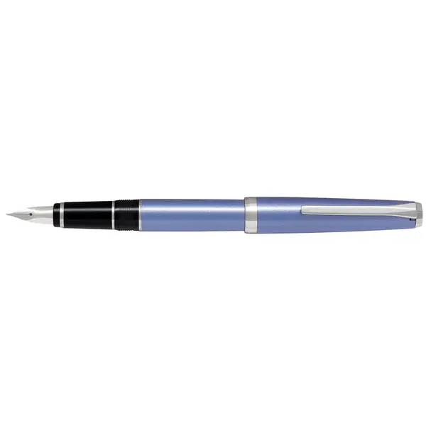 Stilou Falcon Rhodium Pilot varf mediu corp albastru Stilou Pilot Falcon Rhodium varf mediu albastru
