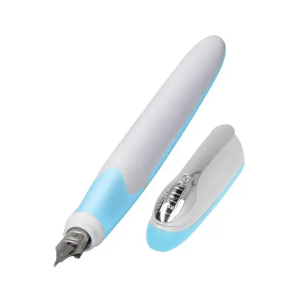 Stilou Online Air albastru/gri penita din iridiu M cu capac Stilou Online Air albastru/gri penita din iridiu M cu capac