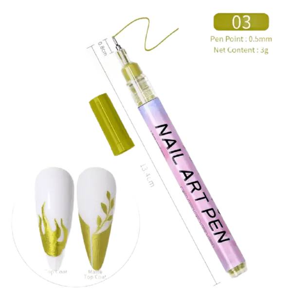 Stilou Pictura Unghii Nail Art - MK-A43 - EVERIN