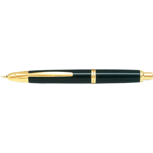 Stilou Pilot Capless Gold varf mediu corp negru Stilou Pilot Capless Gold varf mediu corp negru