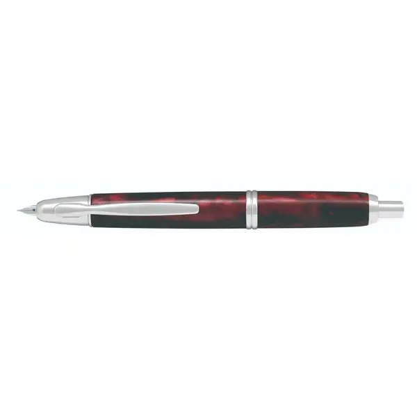 Stilou Pilot Capless SE rosu marmorat varf mediu Stilou Pilot Capless SE rosu marmorat varf mediu