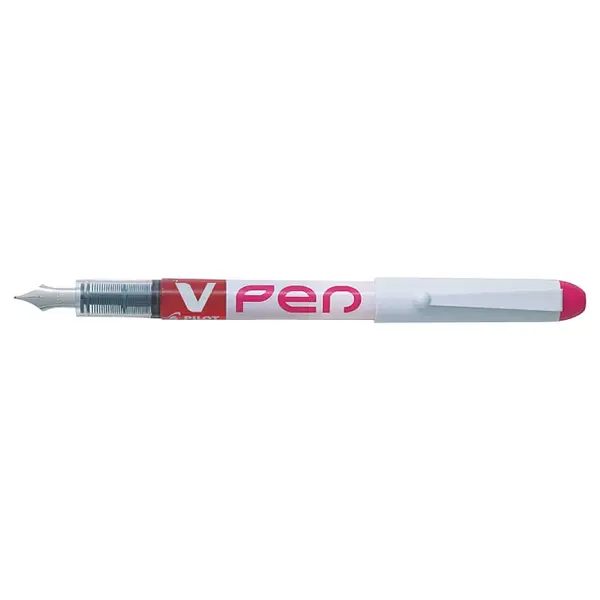 Stilou Pilot V-Pen Erasable culori diverse 0.5 mm cu capac Stilou Pilot V-Pen Erasable culori diverse 0.5 mm cu capac roz