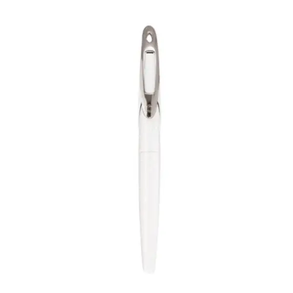 Stilou plastic cu patron, grip ergonomic HERLITZ My.Pen alb/negru