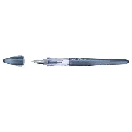 Stilou Plumix Neon Pilot varf fin, negru