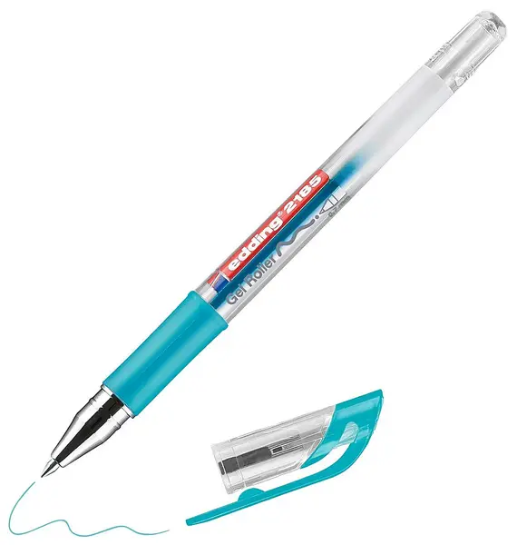Stilou rola cu gel Edding 2185 - Albastru deschis