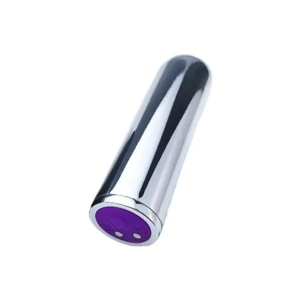 Stimulator clitoris ARMONY Vibrator Bullet Silver, 9 funcții de vibrație, rezistent la apă, argintiu