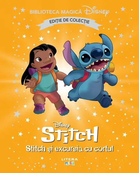 Stitch si excursia cu cortul. Volumul 79. Disney. Biblioteca magica. Editie de colectie