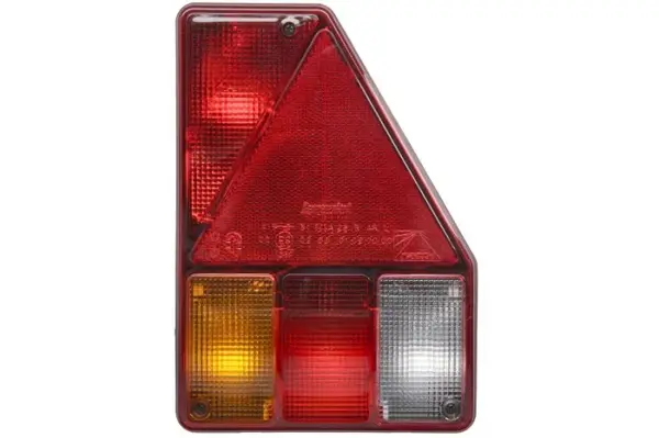 Stop spate dreapta EARPOINT (12V, cu intermitent, lumina de marsarier, cu stop, lumina de parcare, reflector triunghiular, surub, numar conexiuni: 5, conector: Bayonet 5PIN)