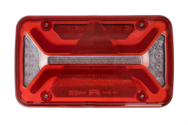 Stop spate dreapta MULTILED III (LED, 12 24V, cu intermitent, cu far de ceata, marsarier, cu stop, lumina de parcare, reflector triunghiular, conector: 2x ASS2 2PIN ASS2 7PIN) potrivit ADR
