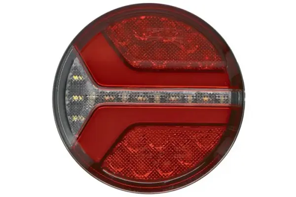 Stop spate stanga dreapta ECOrotund (LED, 12 24V, cu lumina de ceata, lumina de marsarier, fara proiector, surub, conector: 2PIN AMP 7PIN SUPERSEAL)