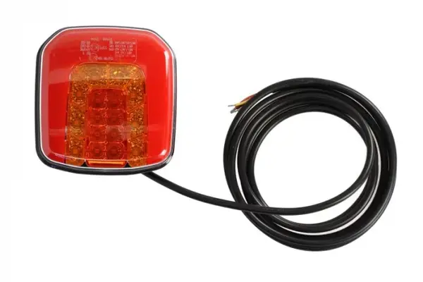 Stop spate stanga dreapta (LED, 12 24V, cu intermitent, cu stop, lumina de parcare, fara proiector, lungime cablu: 0,2m, cu un rezistor de sarcina indicator)