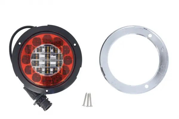 Stop spate stanga dreapta (LED, 12 24V, cu intermitent, cu stop, lumina de parcare, fara proiector, lungime cablu: 0,3m, conector: AMP DIN 7PIN Bayonet)