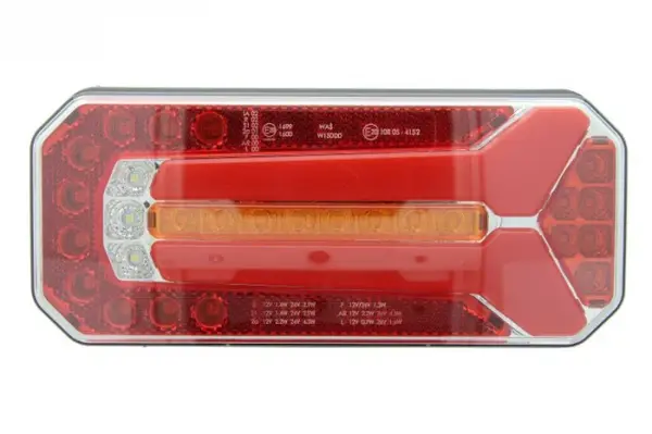 Stop spate stanga dreapta (LED, 12 24V, cu intermitent, lumina de marsarier, cu stop, lumina de parcare, reflector, indicator dinamic, conector: WAS 5)