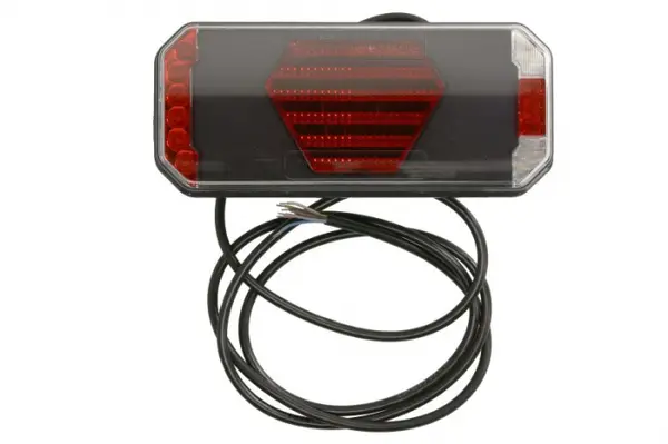 Stop spate stanga (LED, 12 24V, cu intermitent, cu far ceata, lumina de marsarier, cu stop, lumina de parcare, cu iluminare placuta, reflector, lungime cablu: 2m)