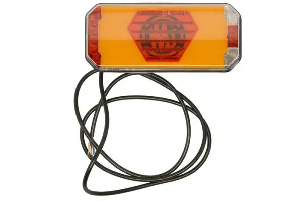 Stop spate stanga (LED, 12 24V, cu intermitent, cu far ceata, lumina de marsarier, cu stop, lumina de parcare, reflector, lungime cablu: 2m)
