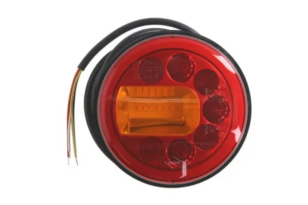 Stop spate stanga LUNA (LED, 12 24V, cu intermitent, cu stop, lumina de parcare, lungime cablu: 1,5m, fi121mm)