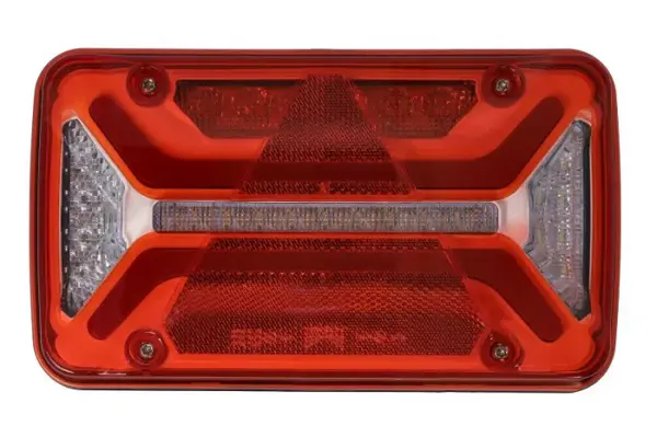 Stop spate stanga MULTILED III (LED, 12 24V, cu intermitent, cu far de ceata, marsarier, cu stop, lumina de parcare, reflector triunghiular, conector: 2x ASS2 2PIN ASS2 7PIN) potrivit ADR