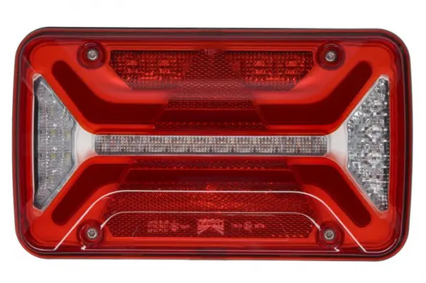 Stop spate stanga MULTILED III (LED, 12 24V, cu intermitent, cu far de ceata, marsarier, cu stop, lumina de parcare, reflector triunghiular, conector: 2x ASS2 2PIN ASS2 7PIN) potrivit ADR