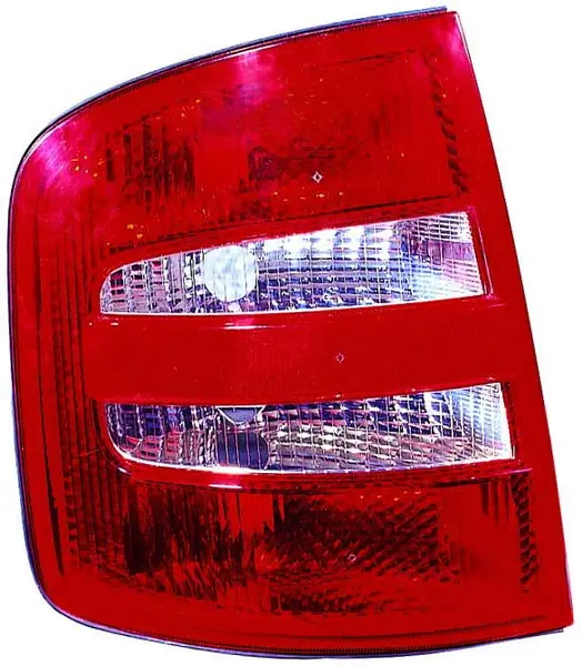 Stop tripla lampa spate stanga (Semnalizator alb, culoare sticla: rosu) SKODA FABIA LIMUZINA COMBI 1999-2004