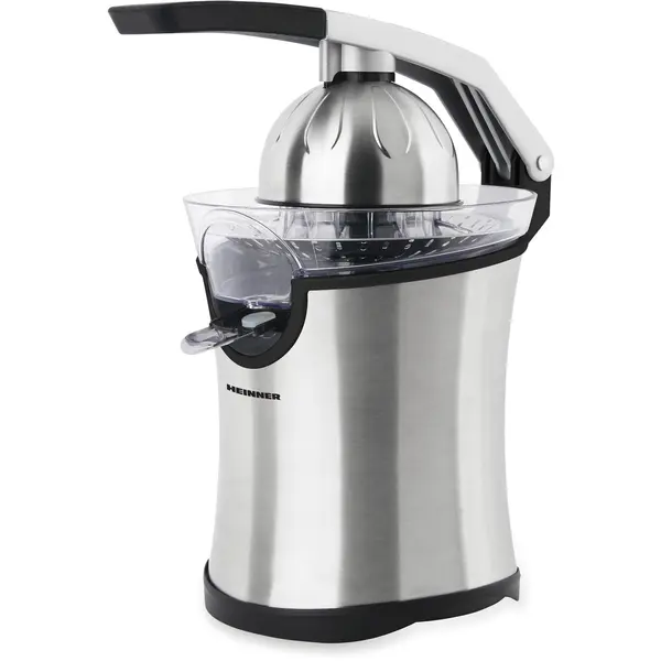 Storcator de citrice Heinner HCP-160SS, 160 W, 2 conuri, Carcasa Inox