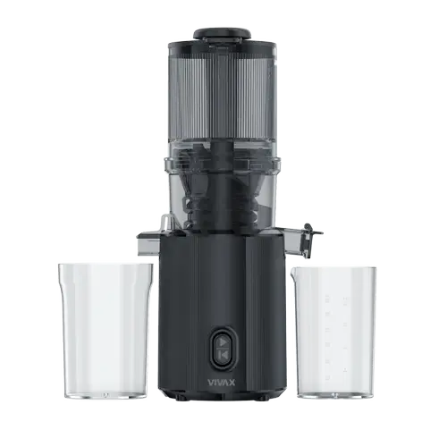 Storcator de fructe VIVAX SJ-300B Slow Juicer, prin presare lenta la rece, 300 W (Negru)