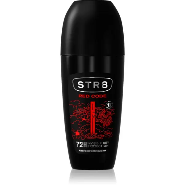 STR8 Red Code Antiperspirant antiperspirant roll-on pentru bărbați 50 ml