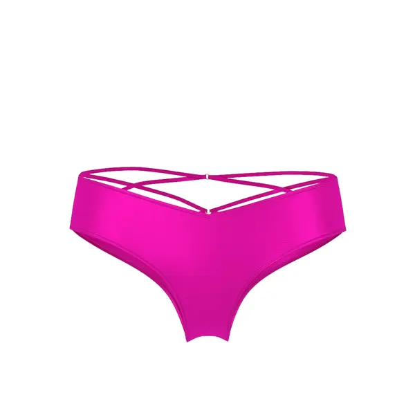 Strappy-back high-leg cheeky panty - berrylicious L