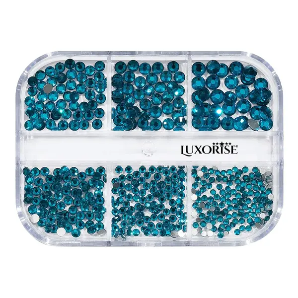 Strasuri Unghii LUXORISE Brilliant Topaz, 6 modele