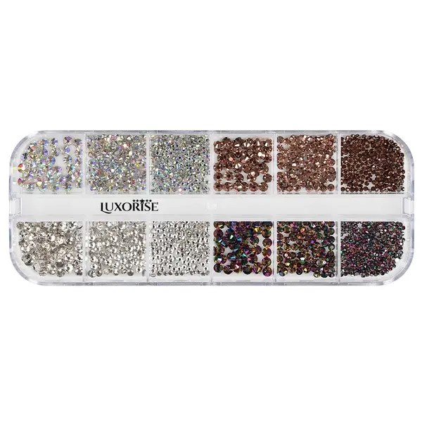 Strasuri Unghii LUXORISE, Crystal Energy, 12 modele