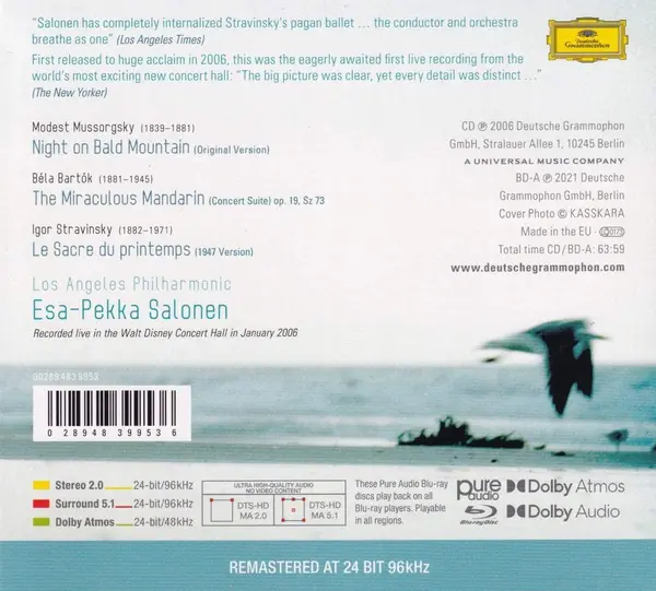 Stravinsky: Le Sacre Du Printemps | Igor Stravinsky, Esa-Pekka Salonen, Modest Mussorgsky, Bela Bartok