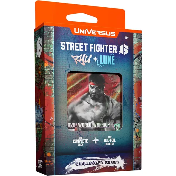 Street Fighter 6 CCG - Universus - Challenger Series Deck - Ryu + Luke