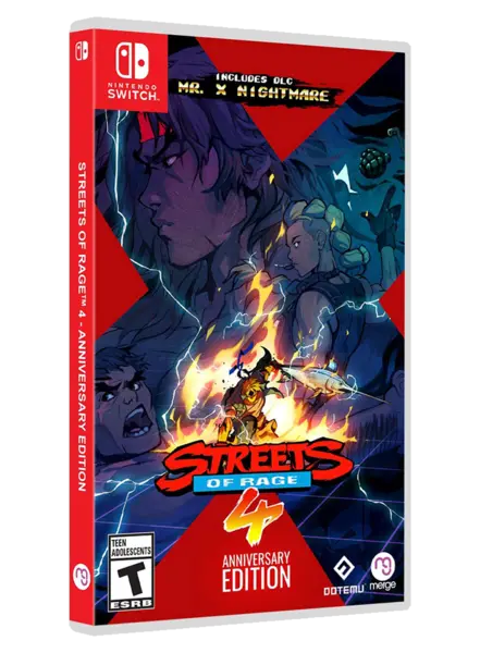 Streets of Rage 4 Anniversary Edition Нинтендо Суич