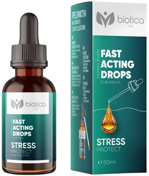 Stress Protect Picături sublinguale, 50 ml, Biotica 1961