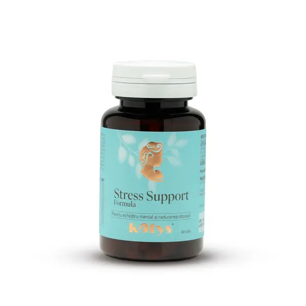 Stress Support Formula -- 60 tablete pentru echilibru mental și reducerea oboselii, Kotys