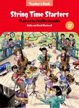 String Time Starters. 21 pieces for flexible ensemble, Teacher's book + CD/***