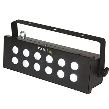 Stroboscop UV 12X3W DMX Ibiza Light STROBE12.3UV