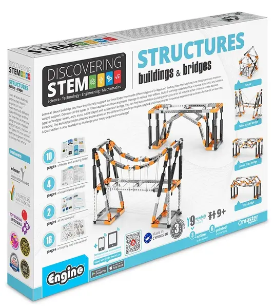 Structuri Engino STEM - Clădiri și poduri