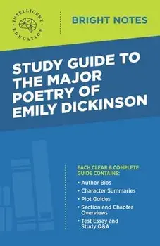 Study Guide to The Major Poetry of Emily Dickinson, Paperback/***