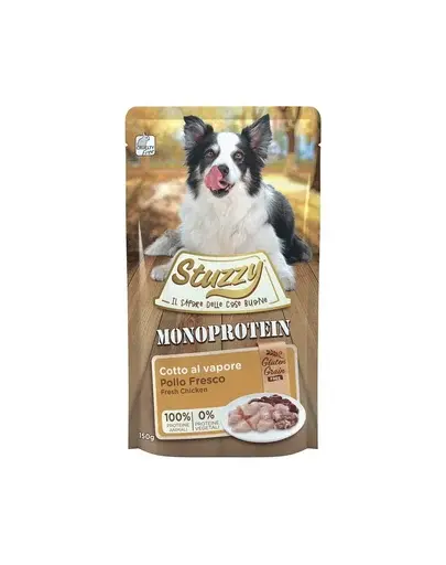 STUZZY Dog Monoprotein hrană hipoalergenică pentru câini, cu pui 150 g