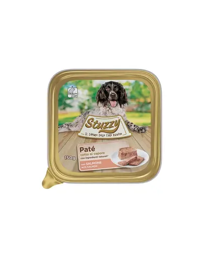 STUZZY Pate cu somon pentru caine adult 150 g