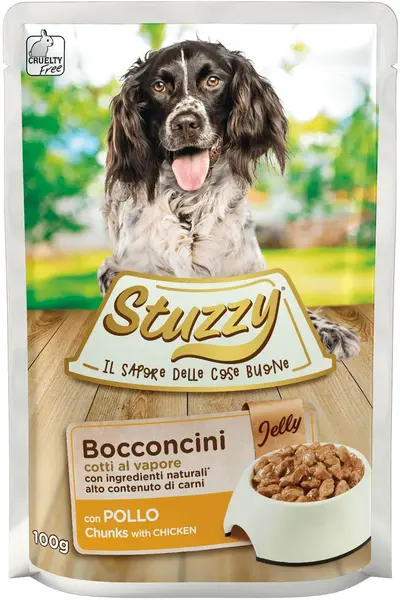 STUZZY Plic hrană umedă pentru câini, cu Pui 100g