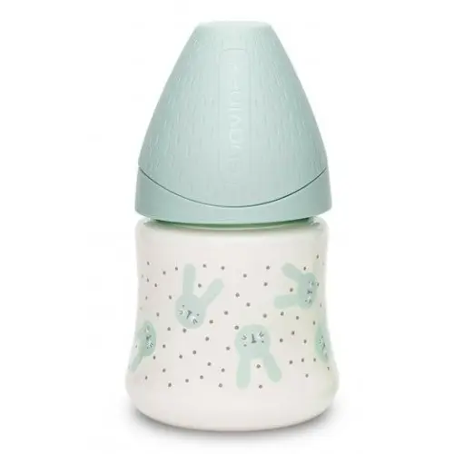 Suavinex Hygge biberon 150ml, cu tetina SX Pro iepure menta (306667) Zephyr Labs