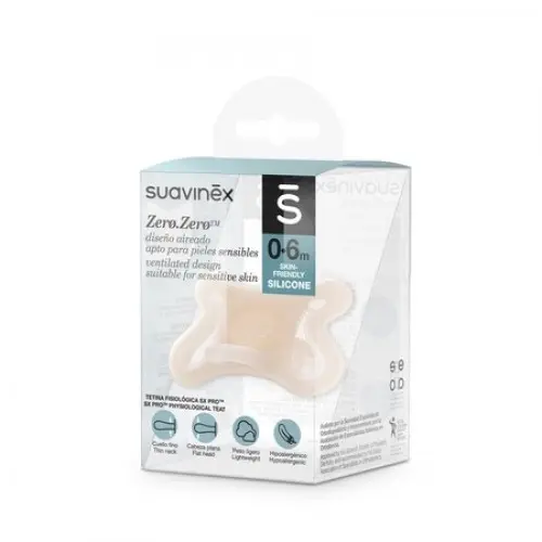 Suavinex Zero Zero suzeta fiziologica din silicon SX Pro 0-6luni (401405) Zephyr Labs