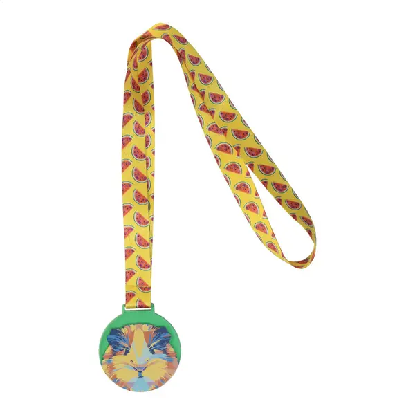Subdal Colour medalie personalizată - verde transparent