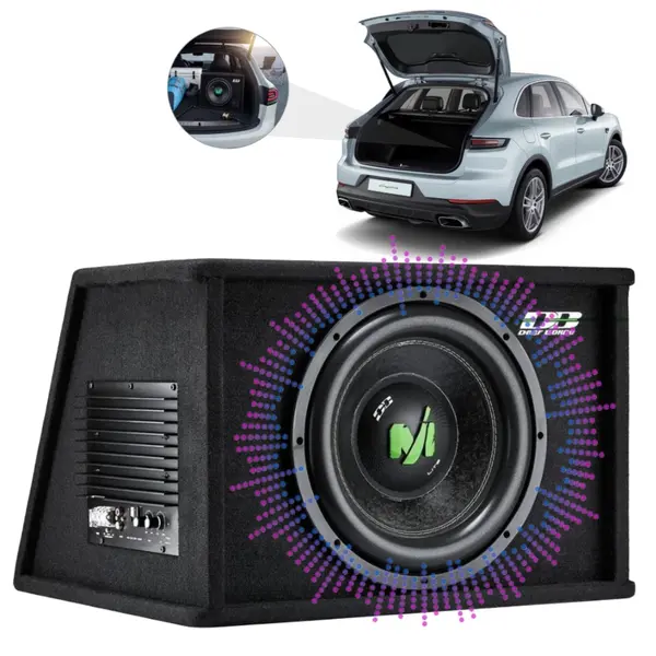 Subwoofer auto activ Deaf Bonce Machete ML12A, 300mm, 250W RMS, Activ