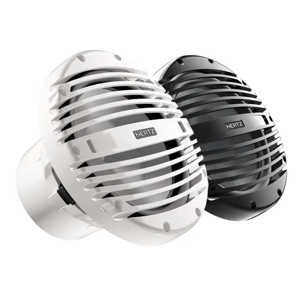 Subwoofer marine Hertz HMS 10 B4-LD-C/W, Negru, Alb, 250mm, 250W RMS, 4Ω